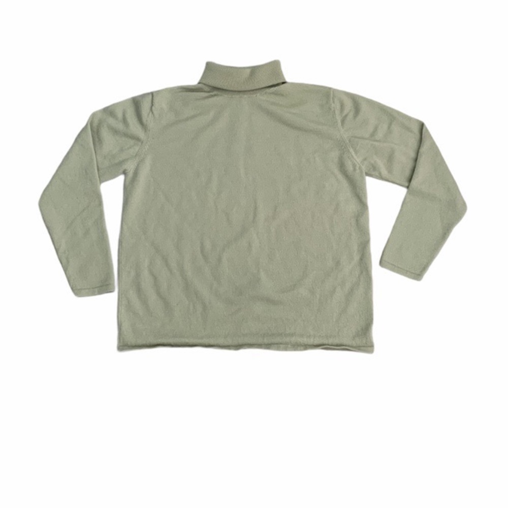 light sage green turtleneck